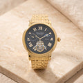 Thomas Tompion Gold Tone Stainless Steel Chronograph Automatic Watch