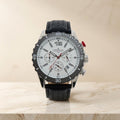 Predator Black & Silver Chronograph Watch