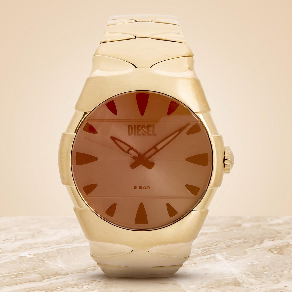 Diesel Gold Tone D Sruptor Metamorph Watch