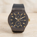 Guess Black & Gold Chronograph Watch