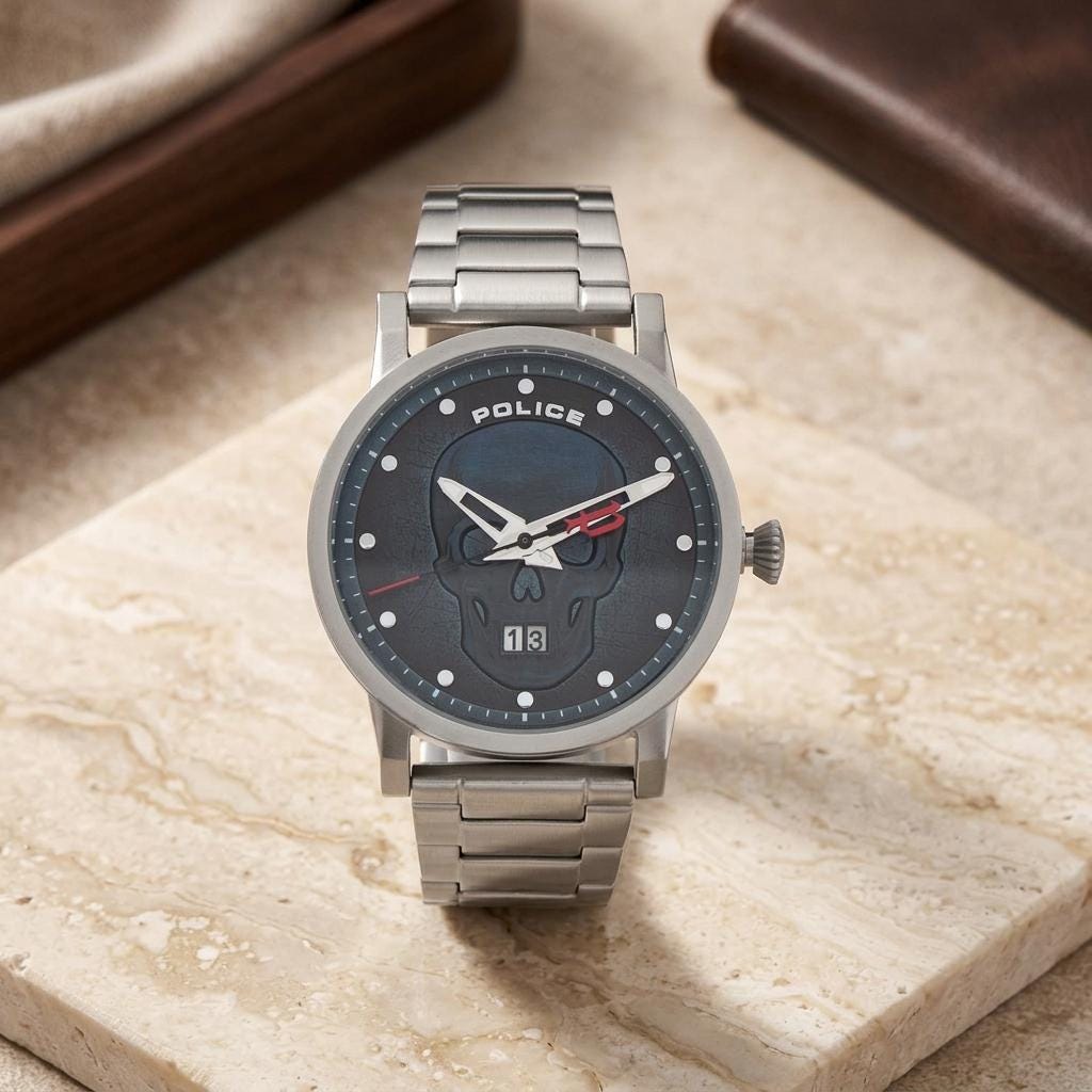 Police Stainless Steel Collin Watch