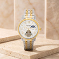 Thomas Tompion Two Tone London Automatic Skeleton Watch