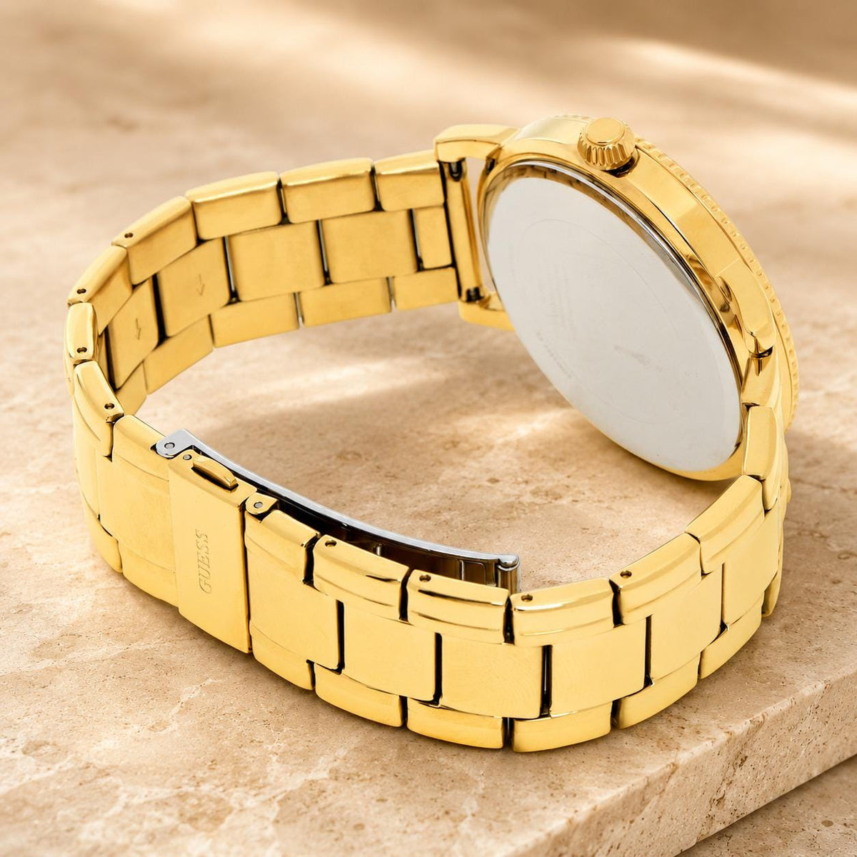 Guess Gold Tone Stainless Steel Standard Watch