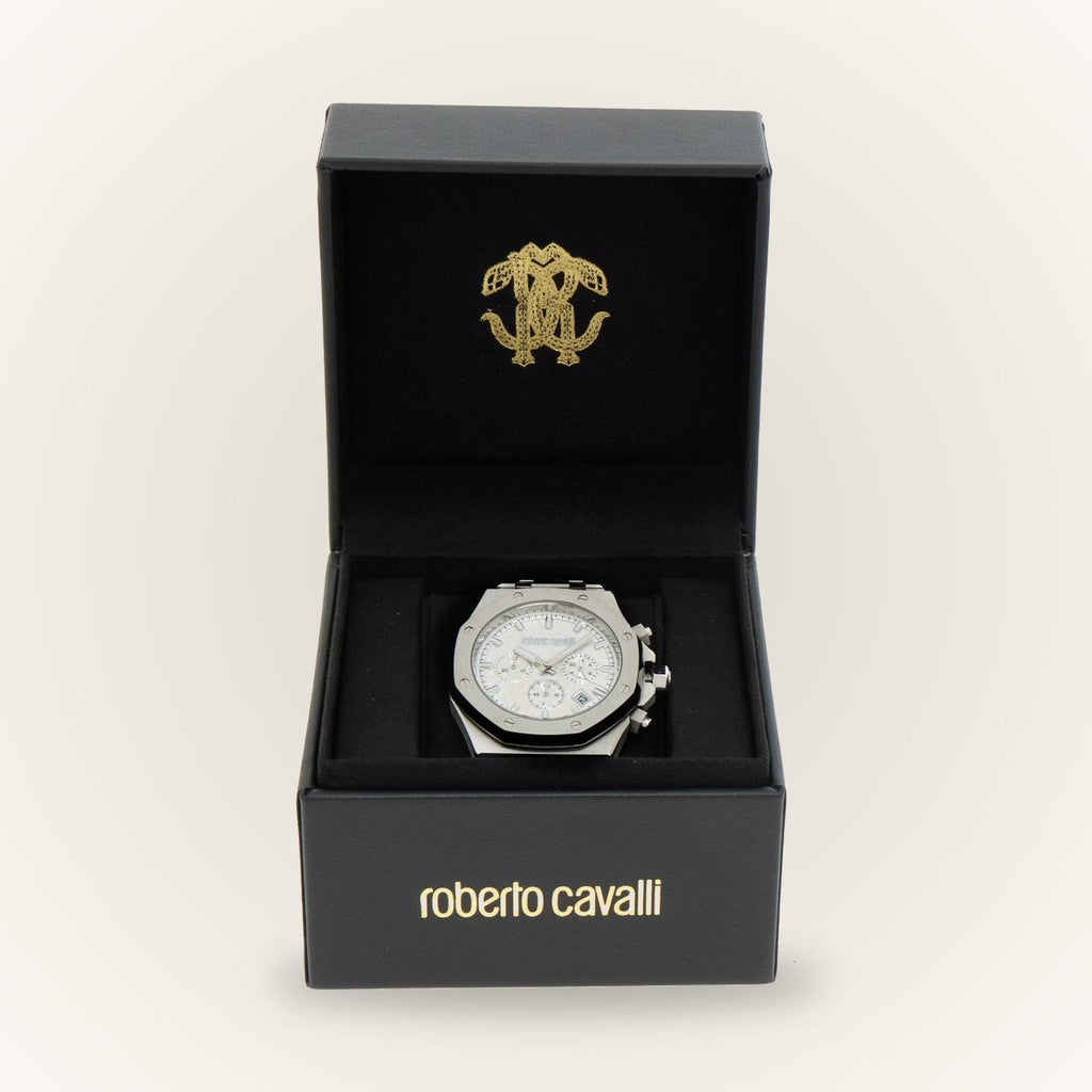 Roberto Cavalli Stainless Steel Sport Ottago Watch