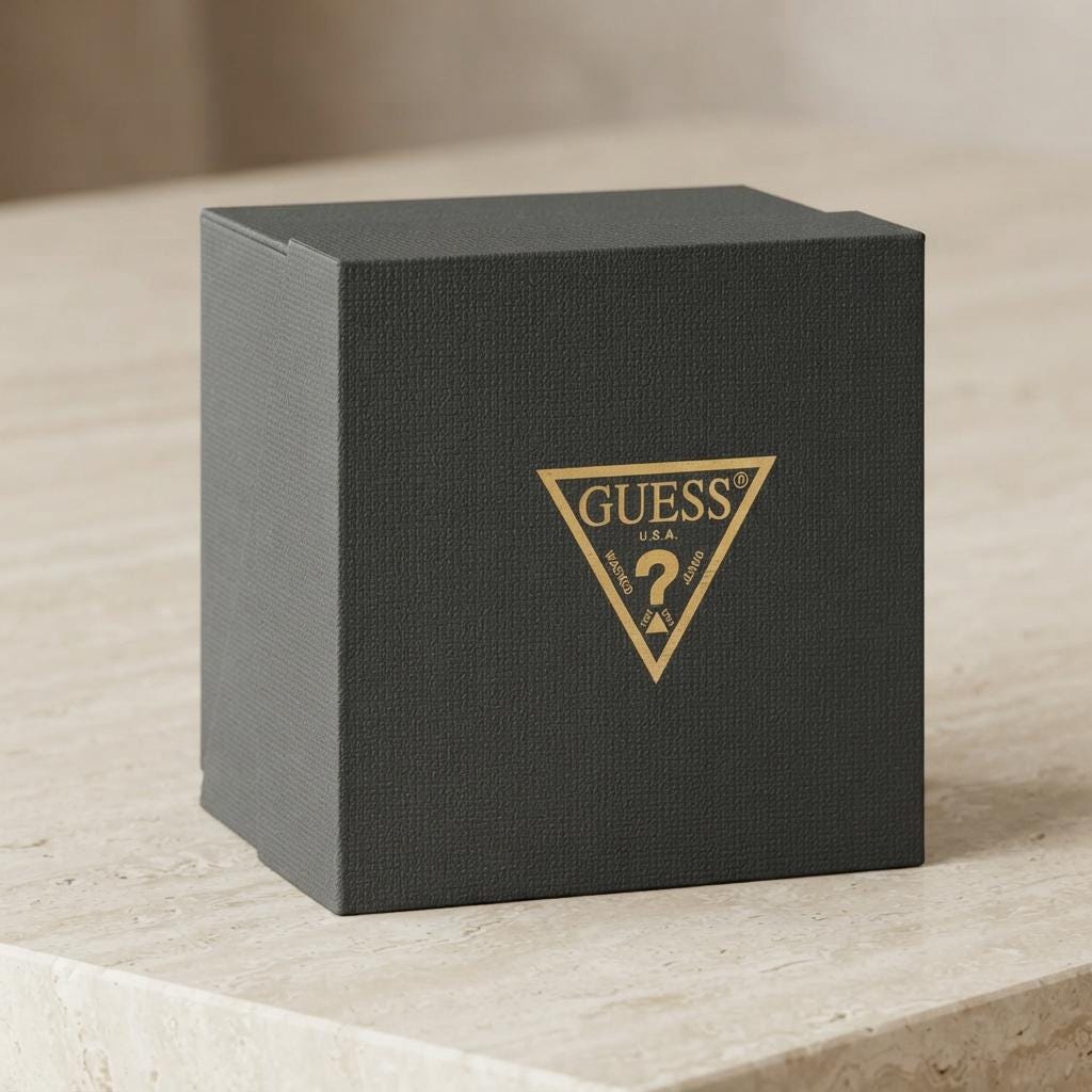 Guess Black Chronograph Watch