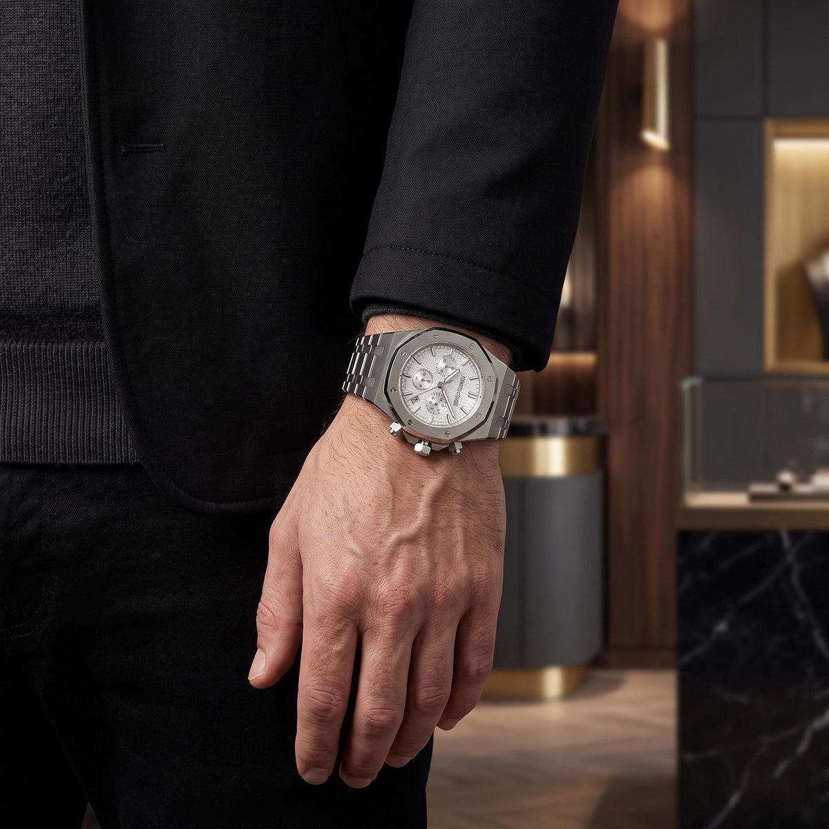 Roberto Cavalli Stainless Steel Sport Ottago Watch