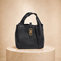 U.S. Polo Assn. Black Pebbled Bucket Handback