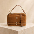 U.S. Polo Assn. Brown Warwickshire Mini Hobo Bag