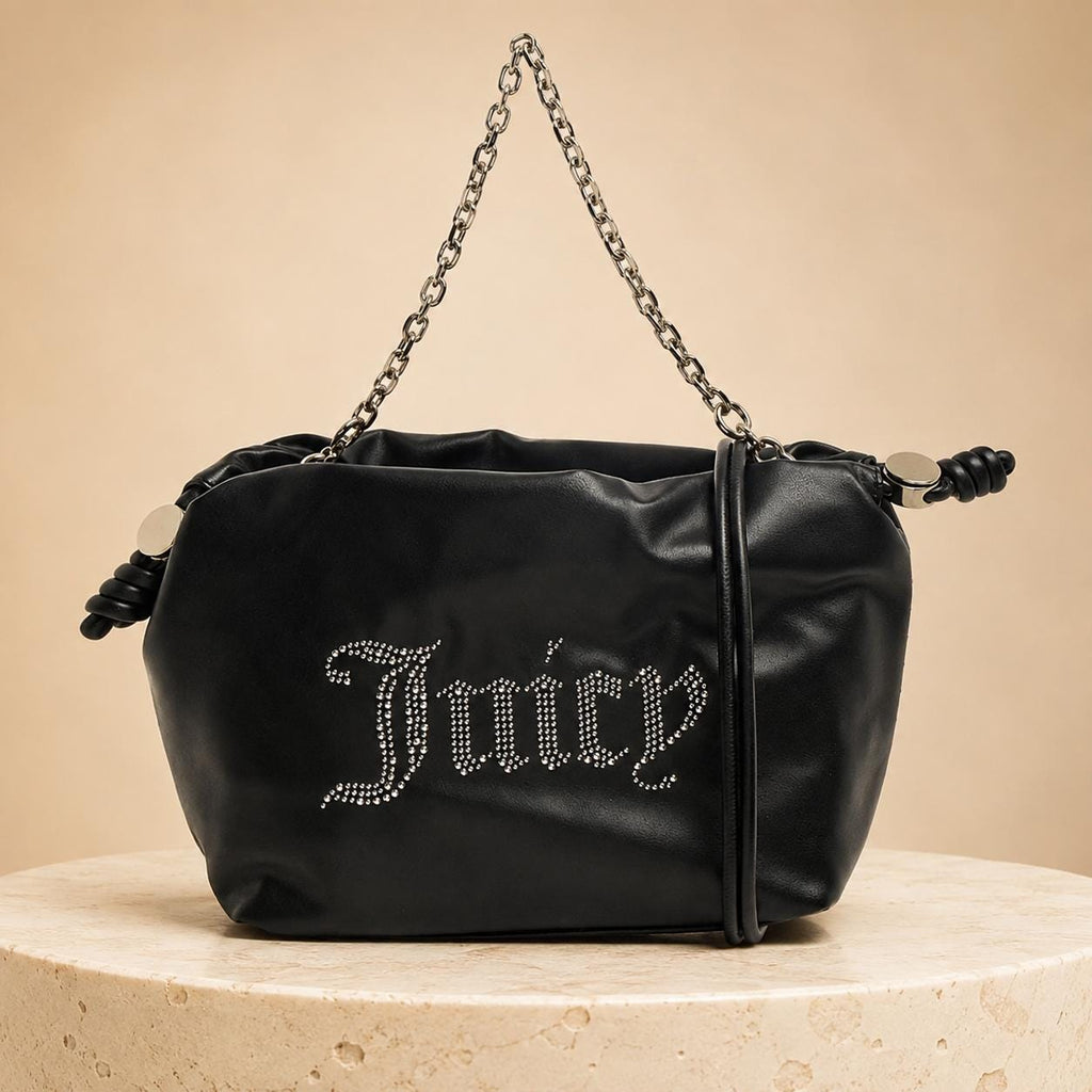 Juicy Couture Black Satchel Bag with Wallet