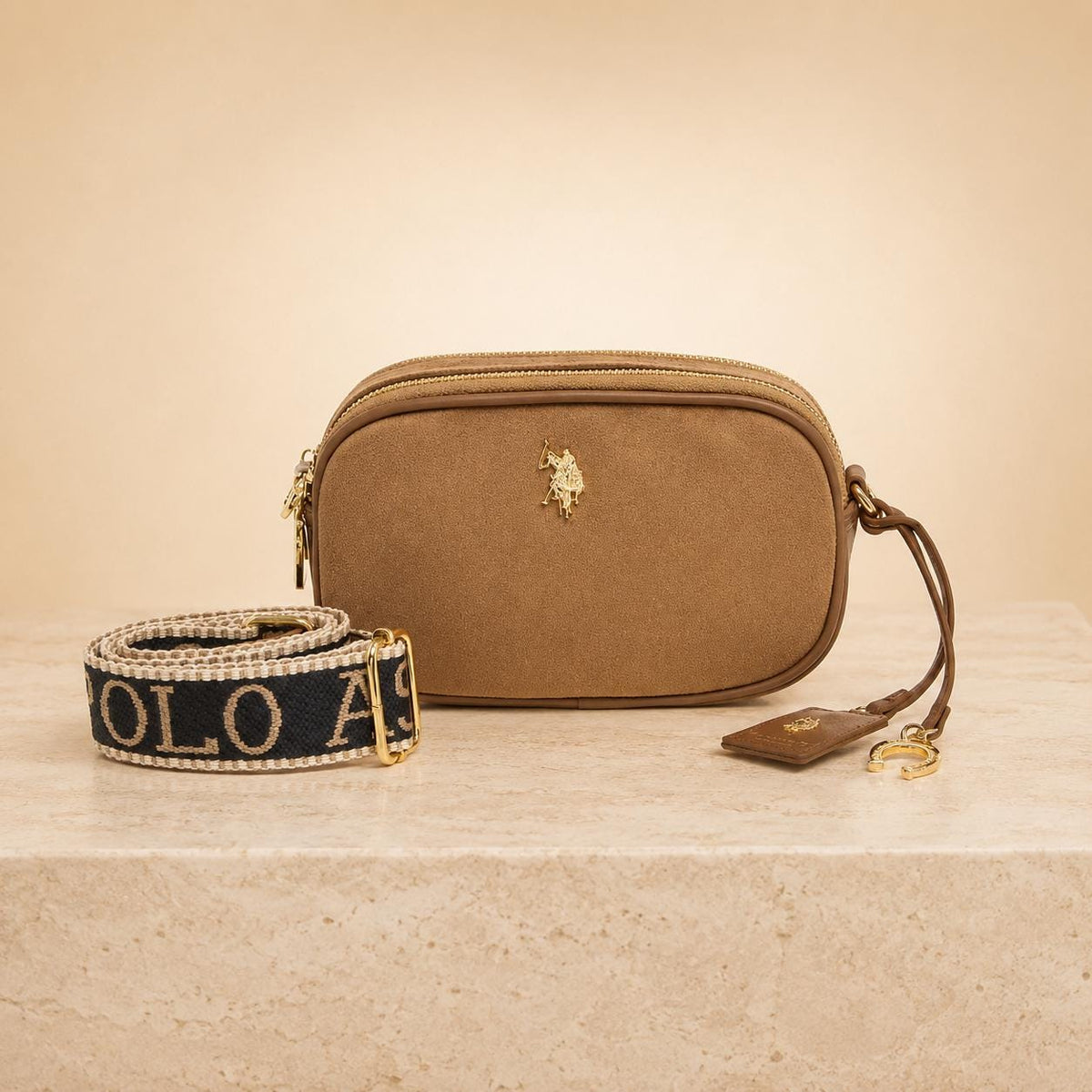 U.S. Polo Assn. Brown Cross Body Bag