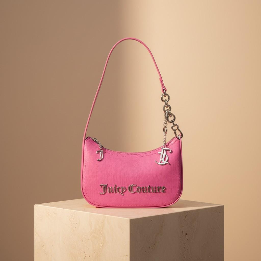 Juicy Couture Pink Jasmine Shoulder Bag