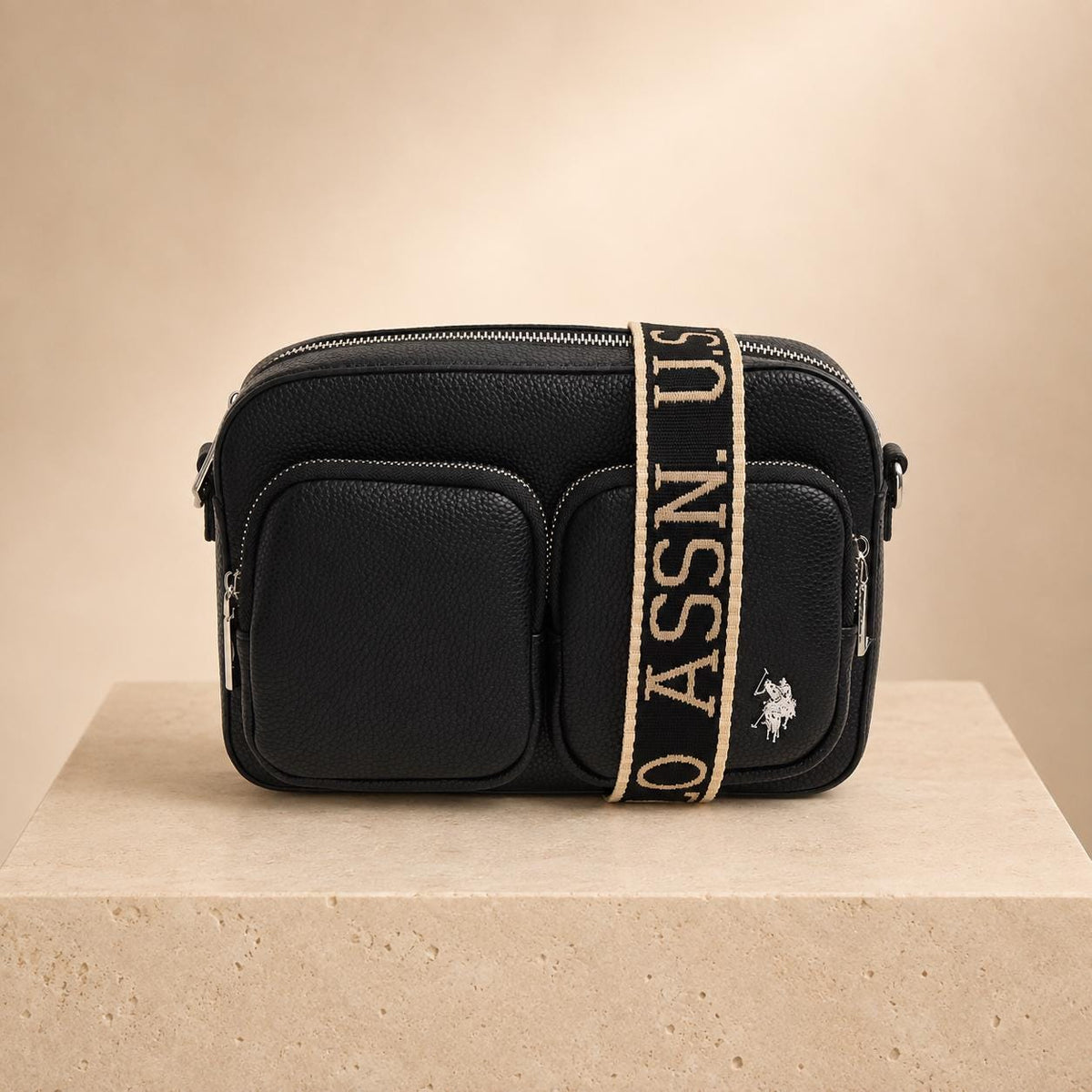 U.S. Polo Assn. Black Mansion Crossbody Bag