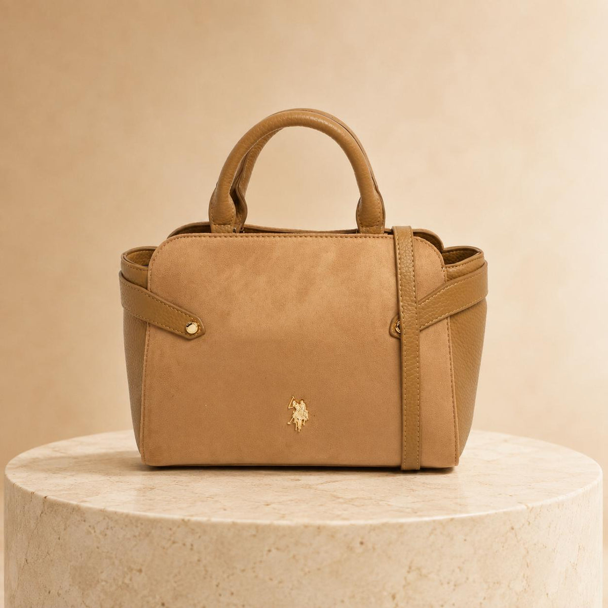 U.S. Polo Assn. Brown Hampton Bag