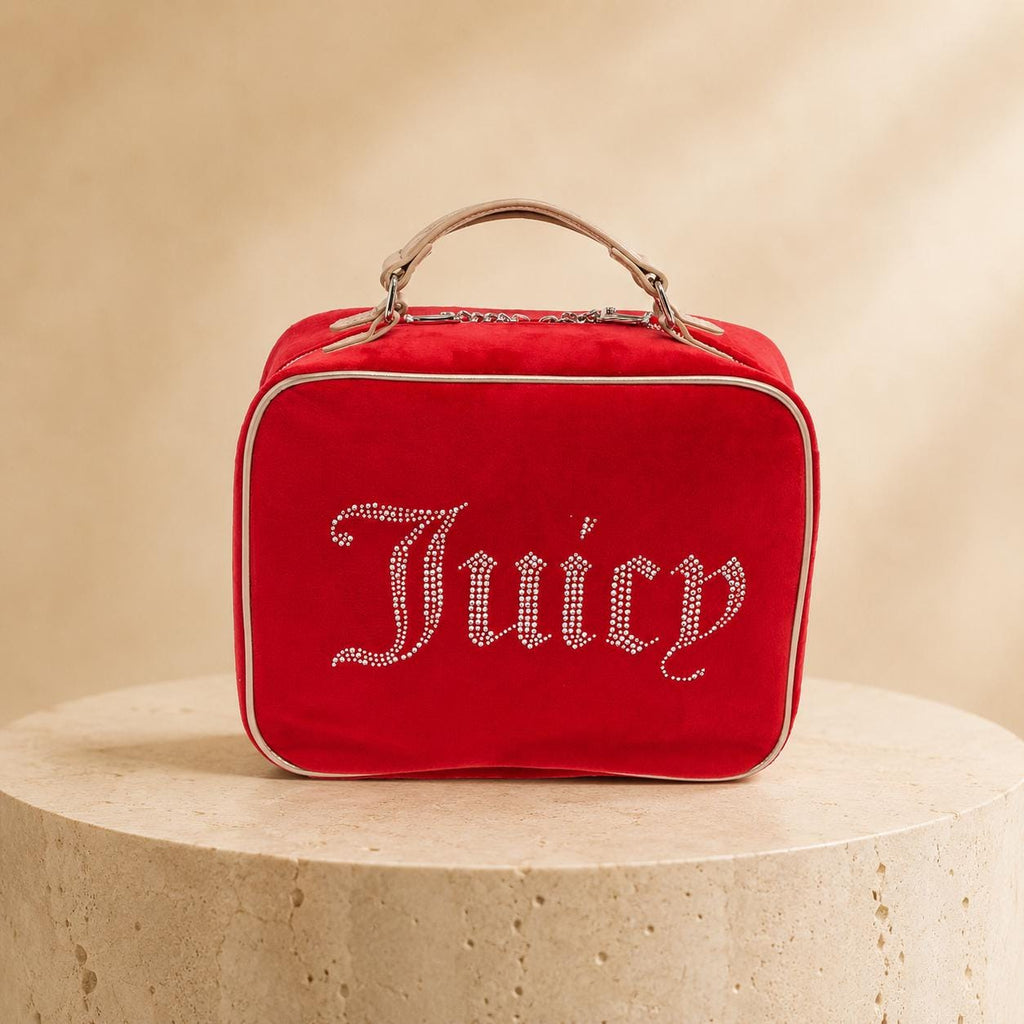 Juicy Couture Red Velvet Iris Makeup Bag