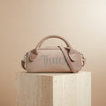 Juicy Couture Taupe Kimberley Velour Crossbody Bag With Wallet