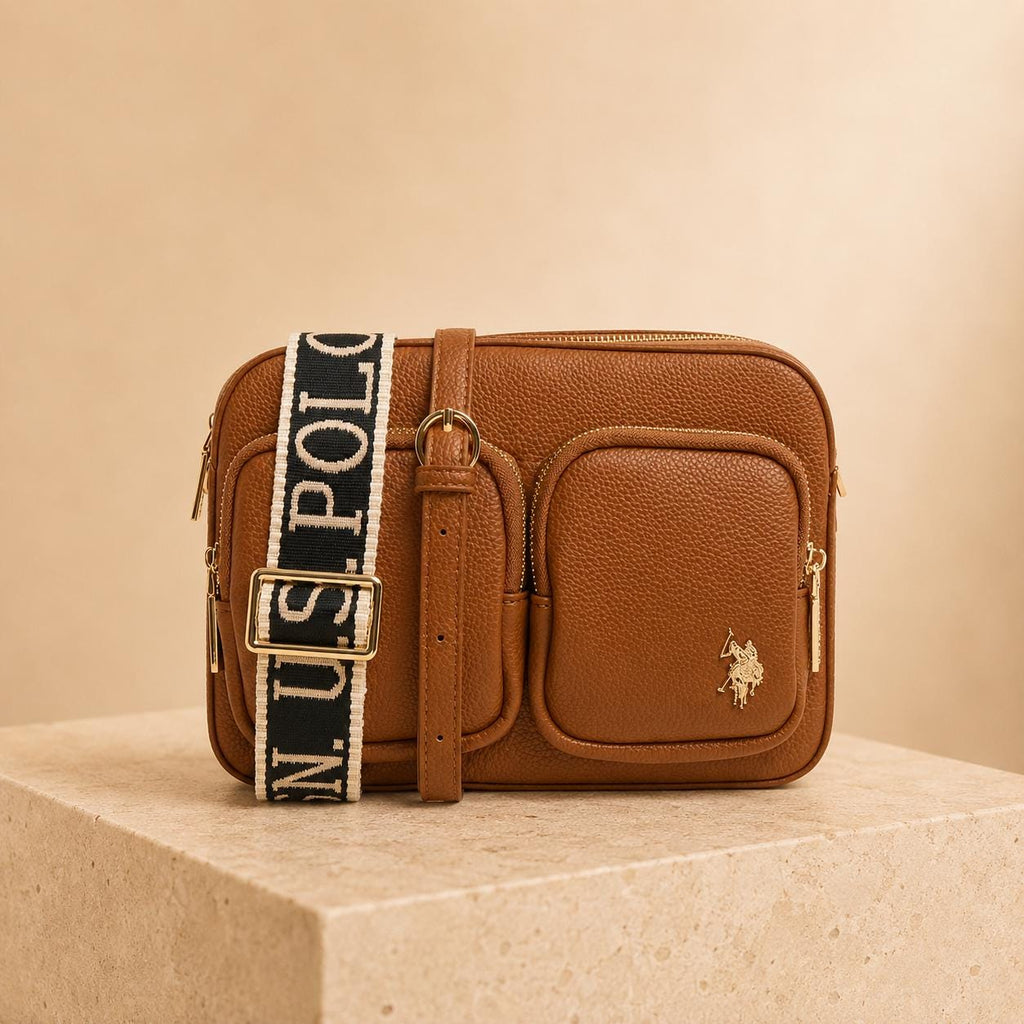 U.S. Polo Assn. Brown Mansion Cross Body Bag