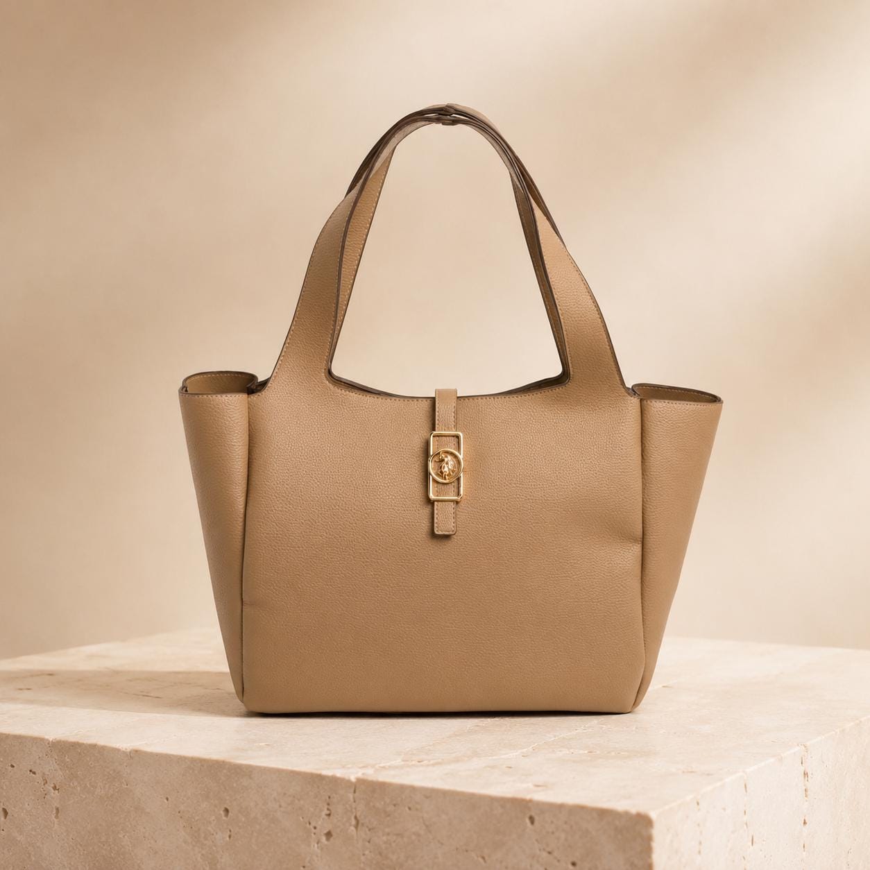 U.S. Polo Assn. Stone Sun Faded Shopping Bag