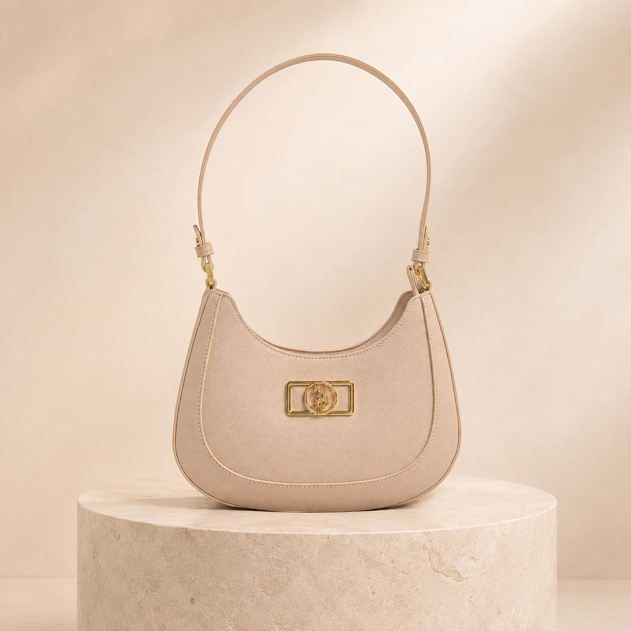 U.S. Polo Assn. Pink Hobo Bag