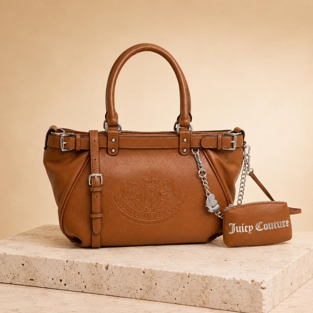 Juicy Couture Tan Crossbody Bag with Pouch