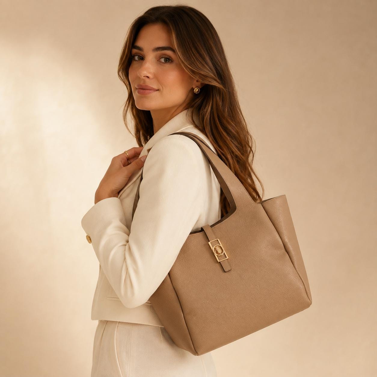 U.S. Polo Assn. Stone Sun Faded Shopping Bag