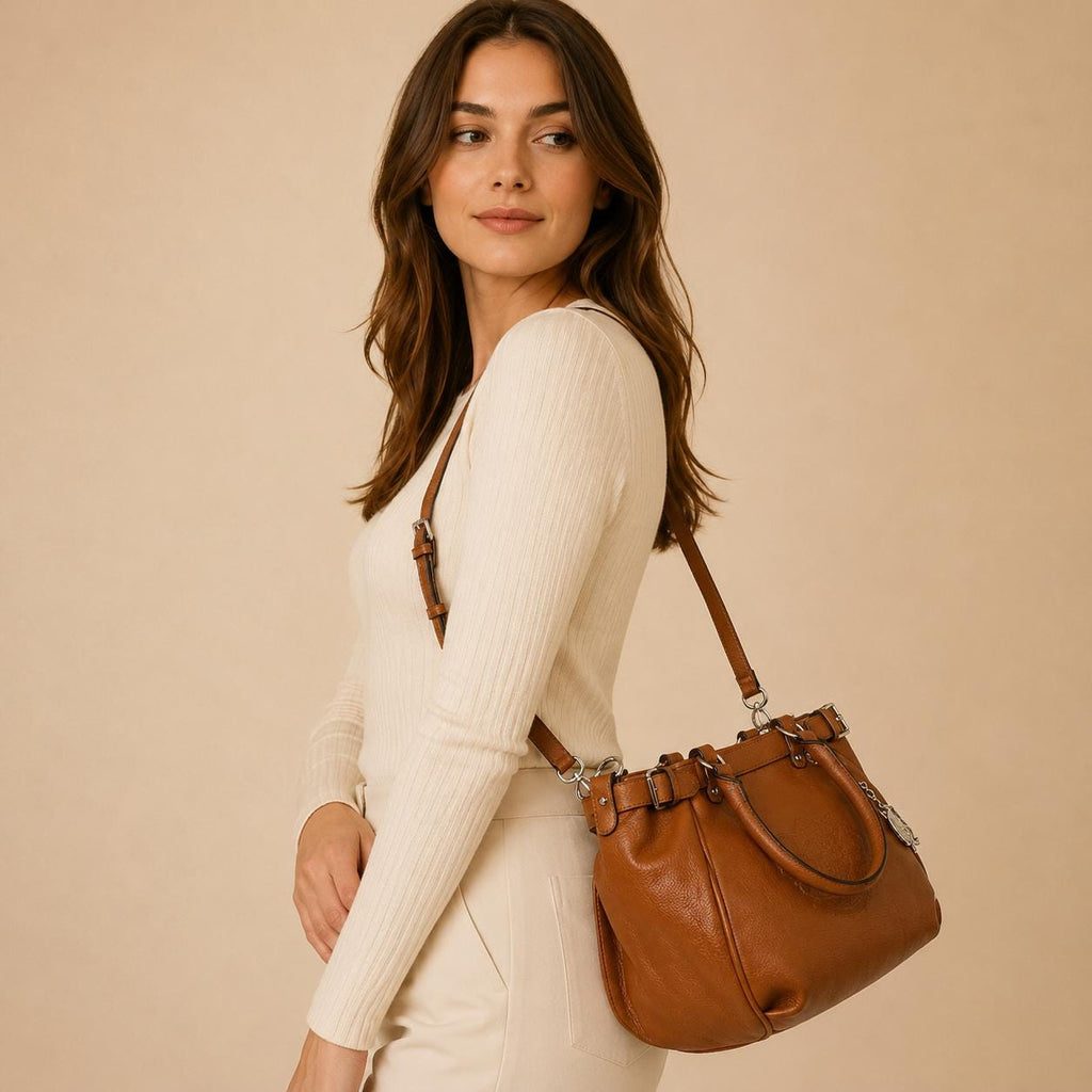 Juicy Couture Tan Crossbody Bag with Pouch