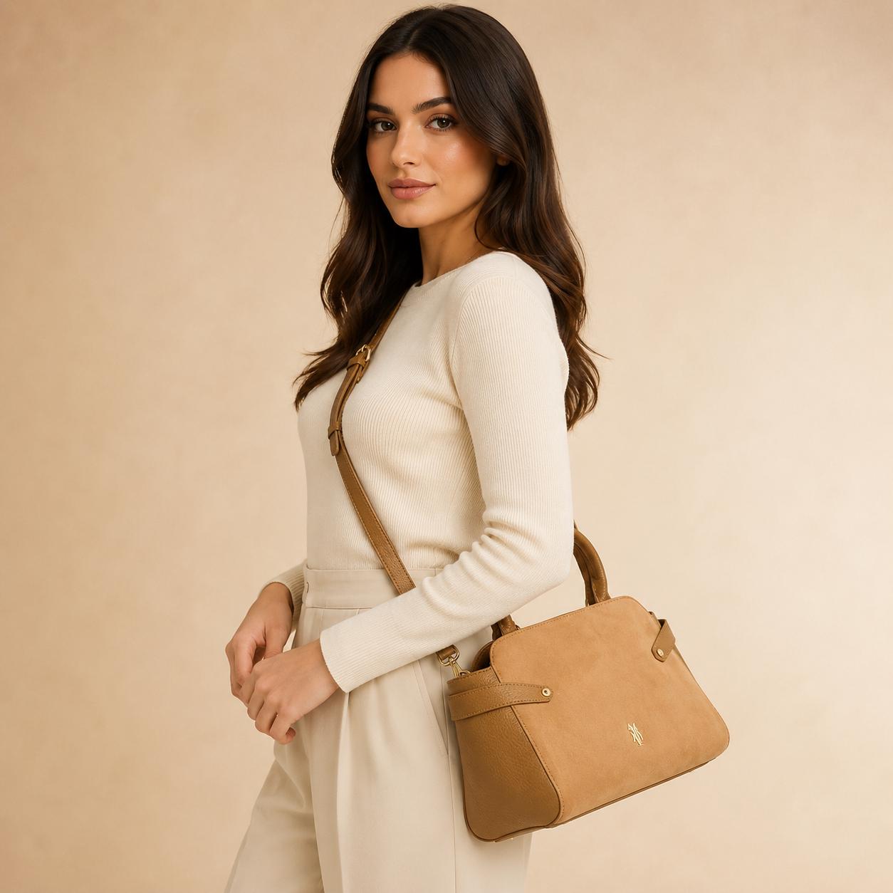 U.S. Polo Assn. Brown Hampton Bag