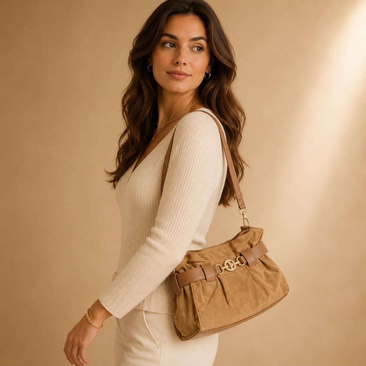 U.S. Polo Assn. Light Brown Jane Cross Body Bag