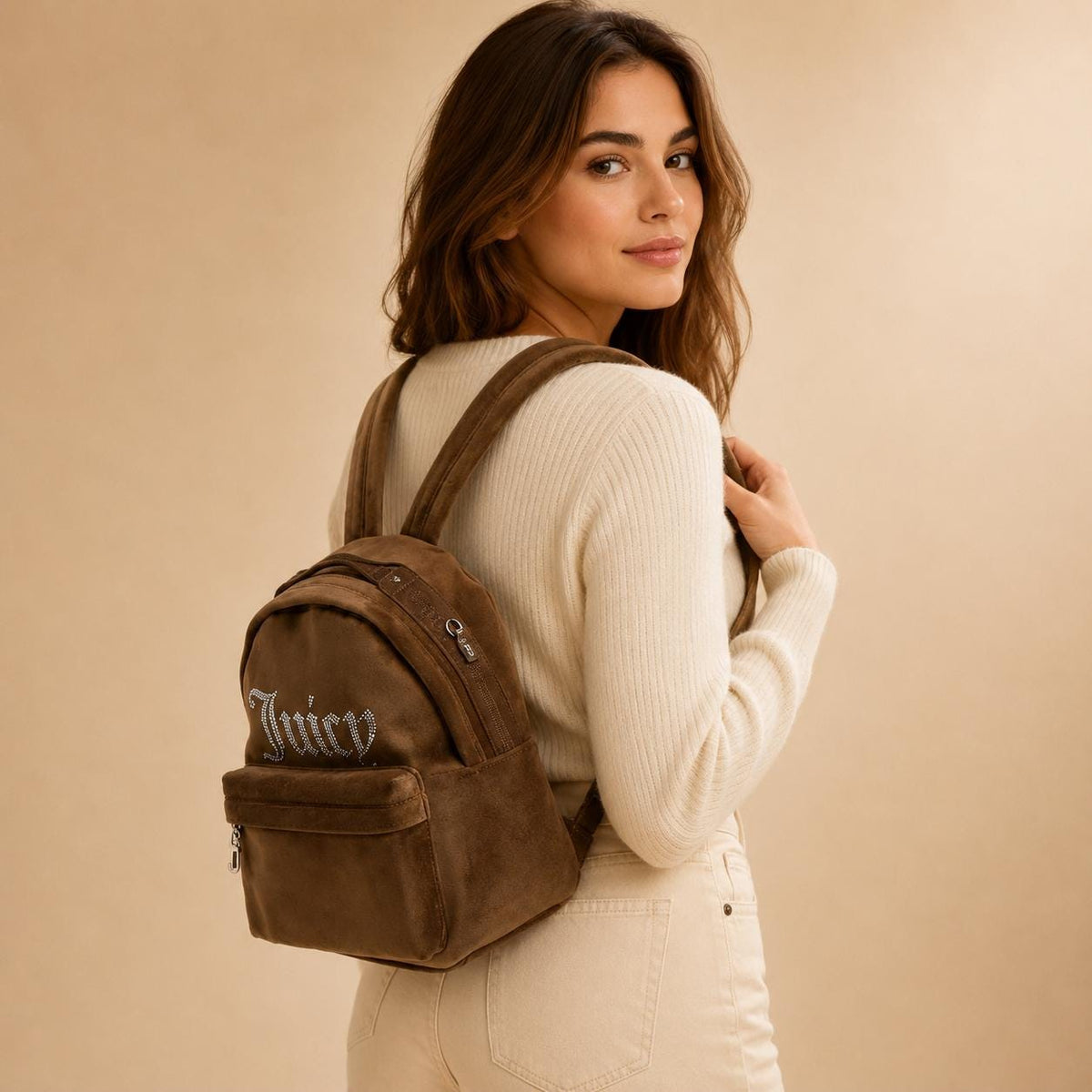 Juicy Couture Brown Kimberly Backpack