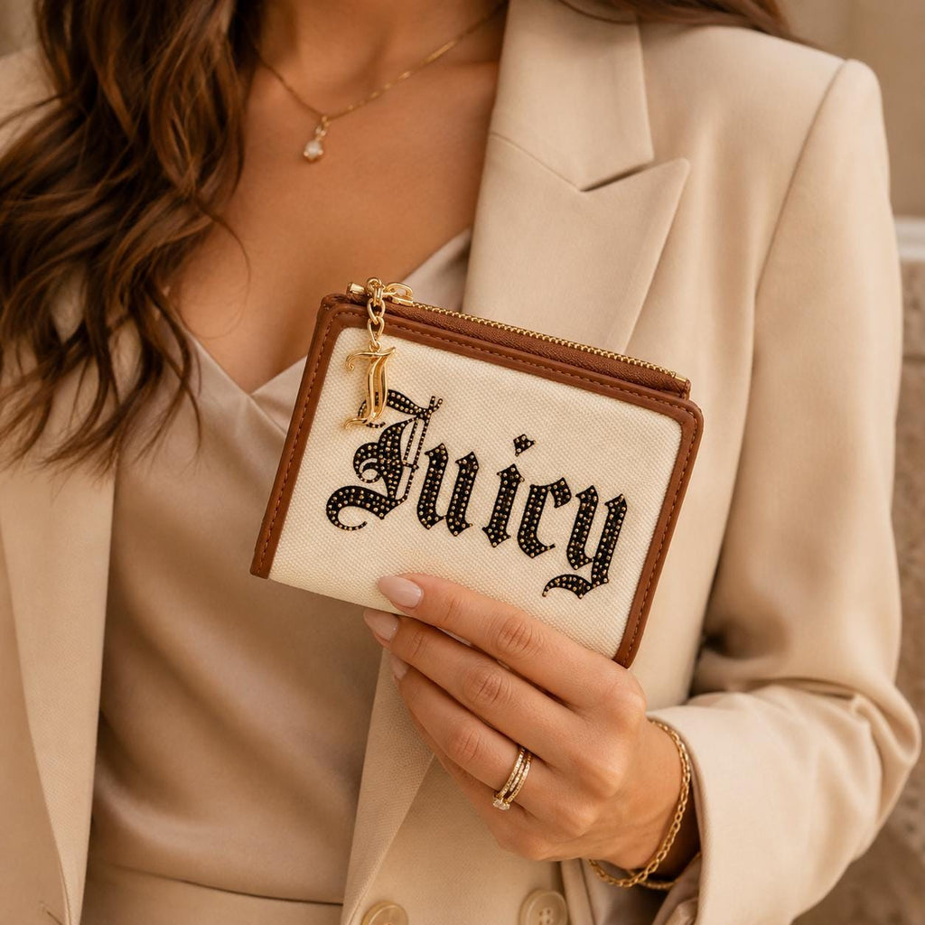 Juicy Couture Beige & Tan Wallet