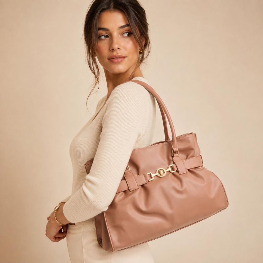 U.S. Polo Assn. Peach Jane Tote Bag