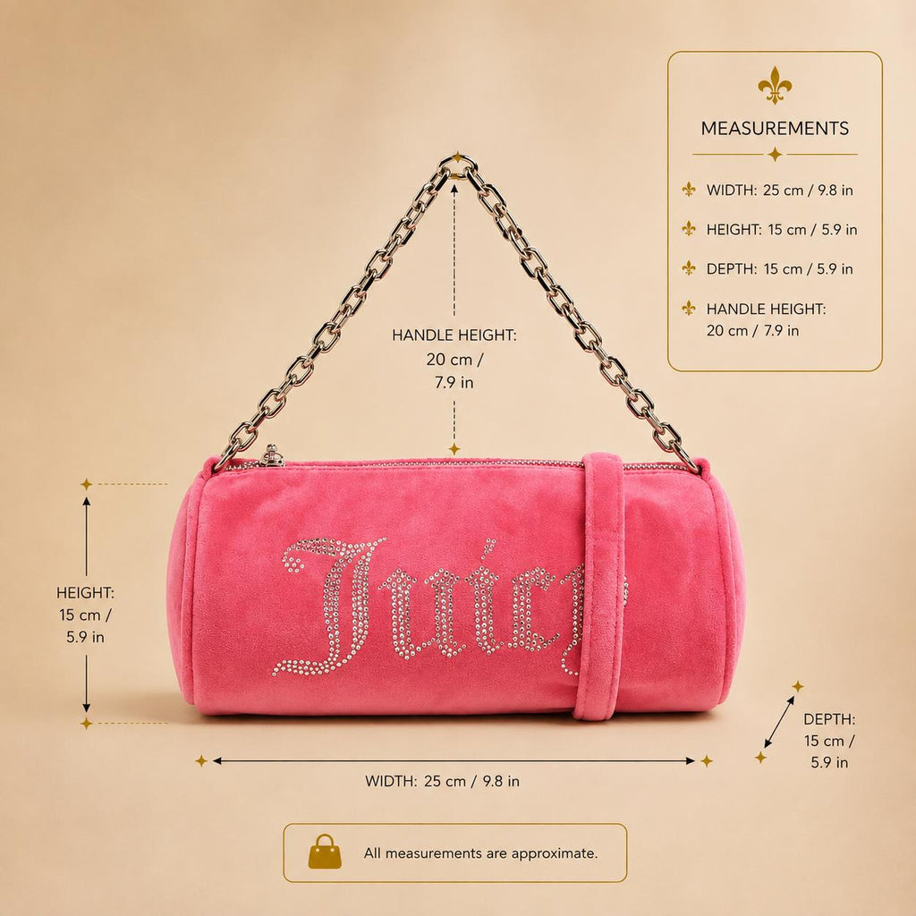 Juicy Couture Pink Bowling Bag