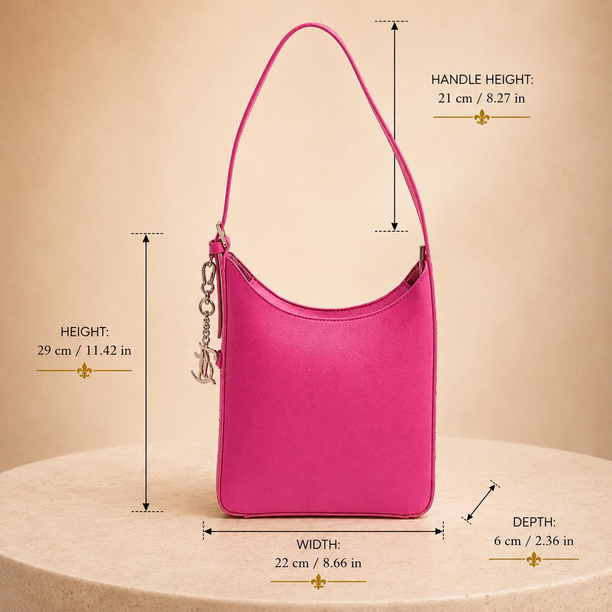 Juicy Couture Pink Jasmine Tote Bag