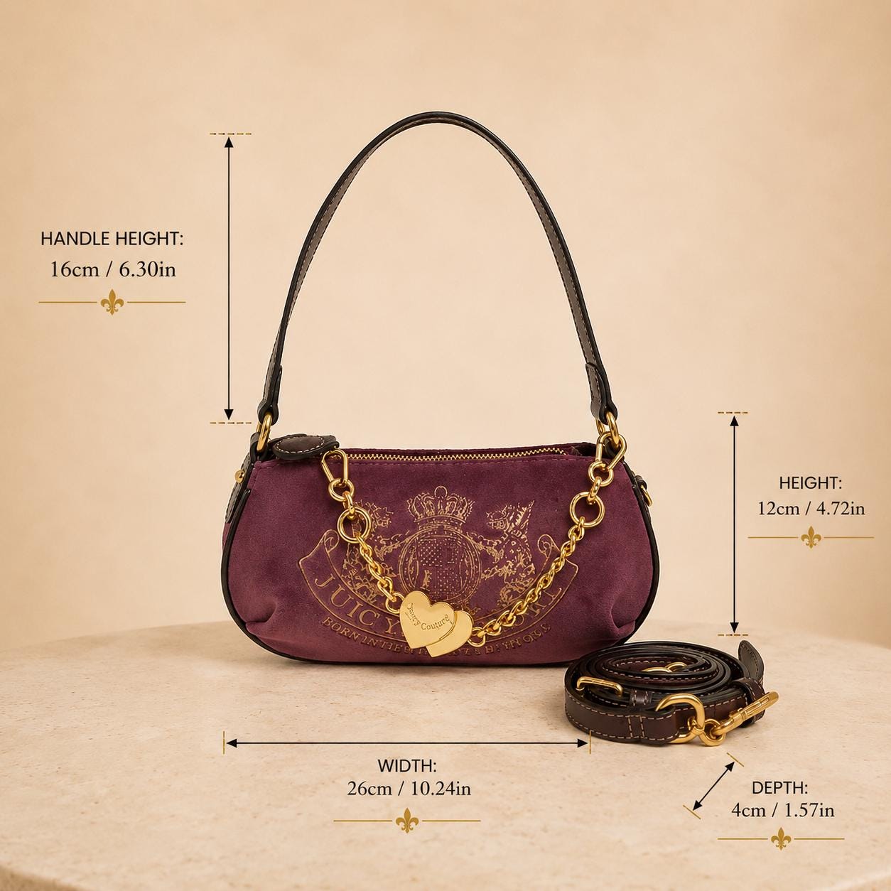 Juicy Couture Purple Crossbody Bag