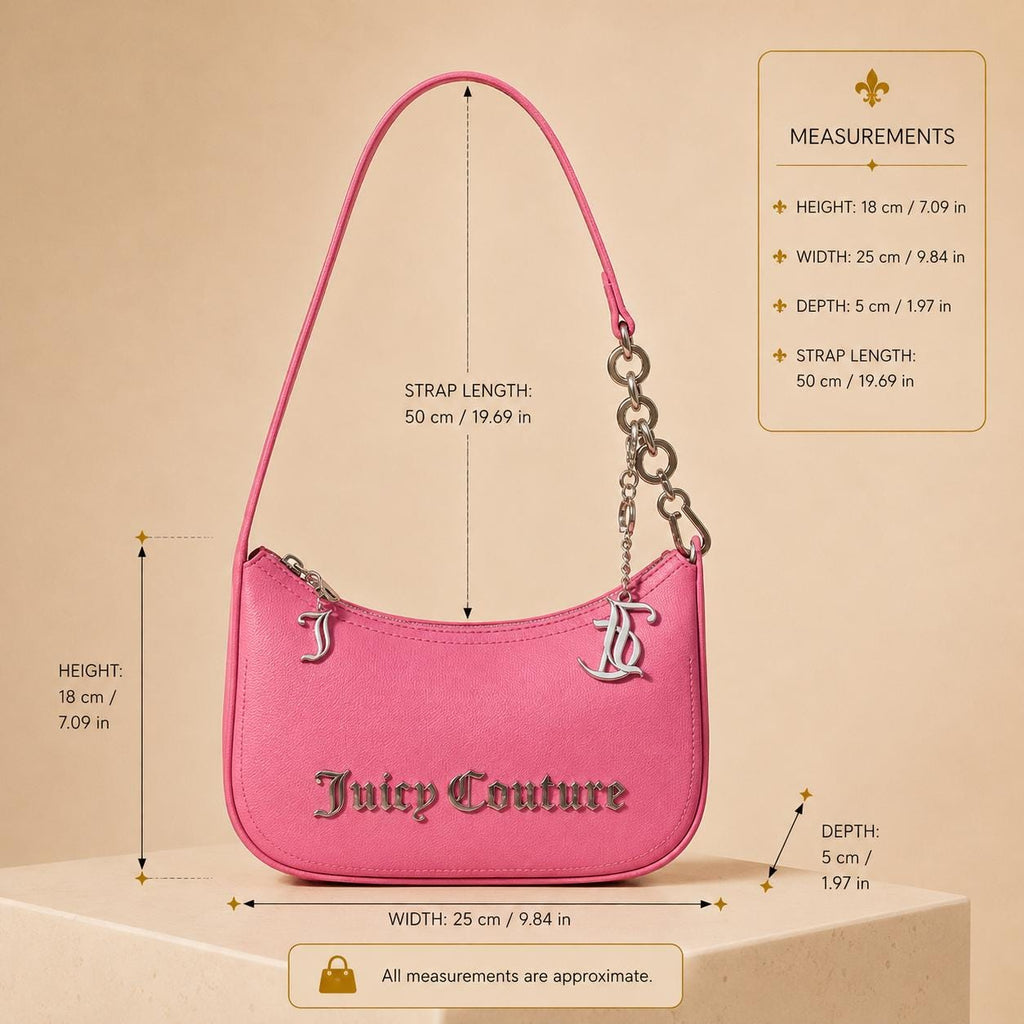 Juicy Couture Pink Jasmine Shoulder Bag