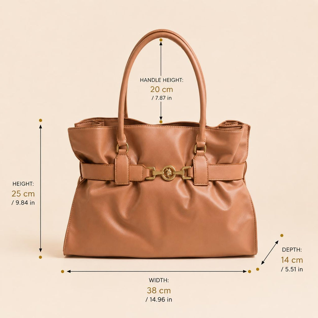 U.S. Polo Assn. Peach Jane Tote Bag