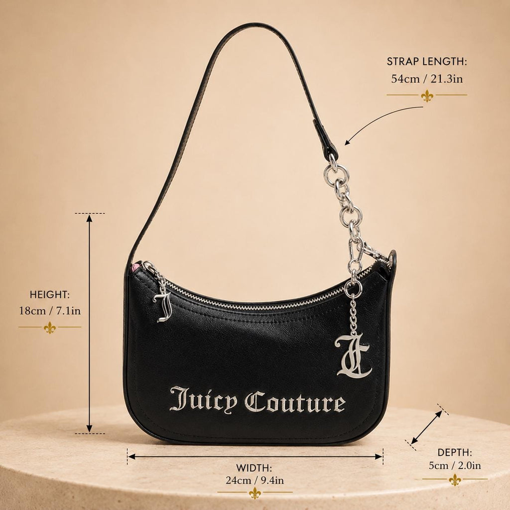 Juicy Couture Black Jasmine Shoulder Bag