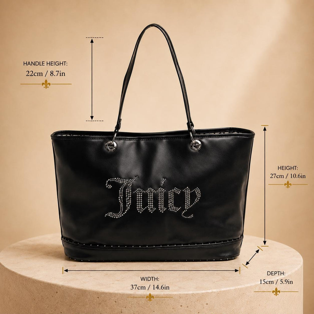 Juicy Couture Black Kimberly Tote Bag