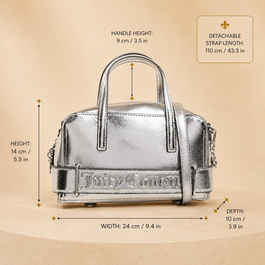 Juicy Couture Silver Jasmine Reflection Handbag