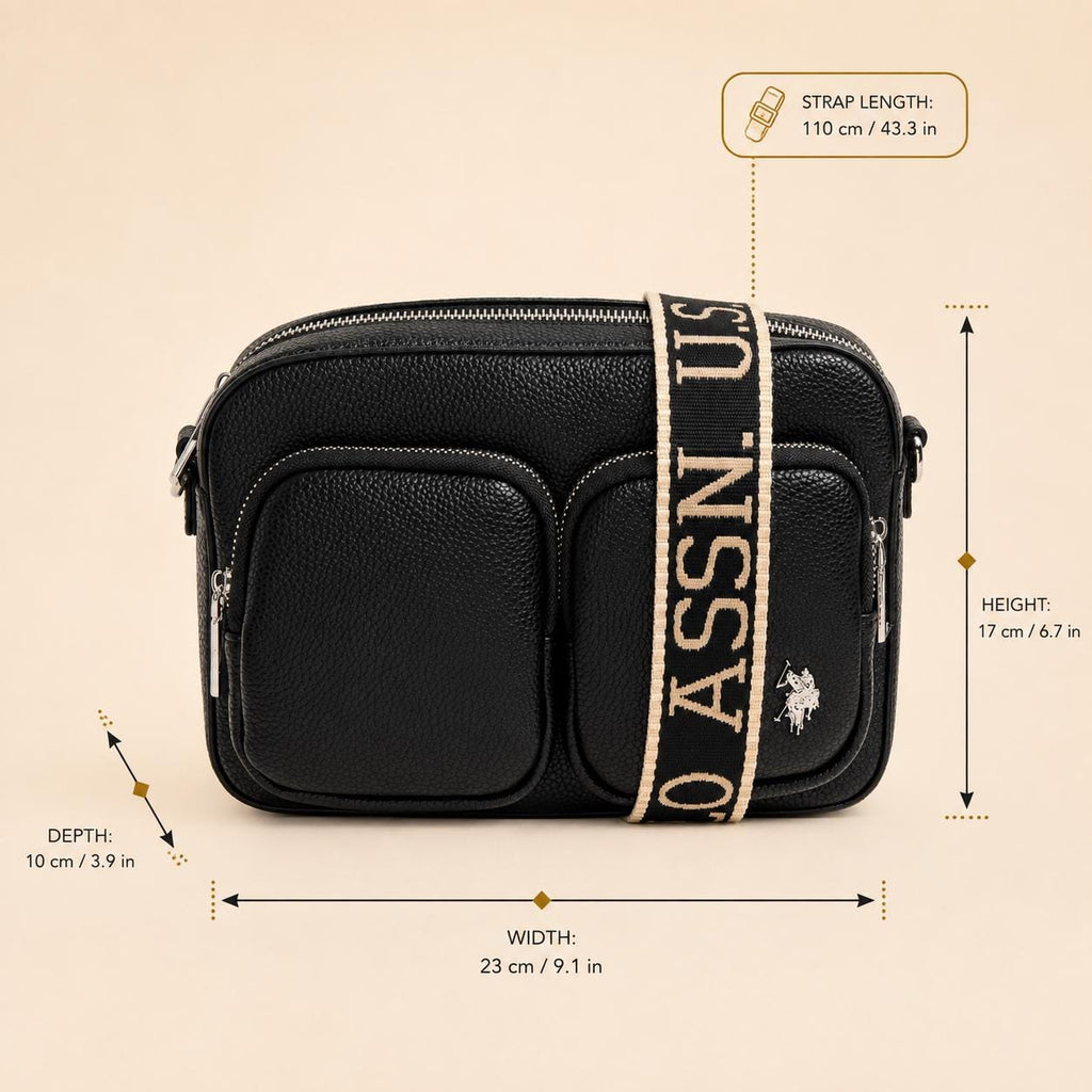 U.S. Polo Assn. Black Mansion Crossbody Bag