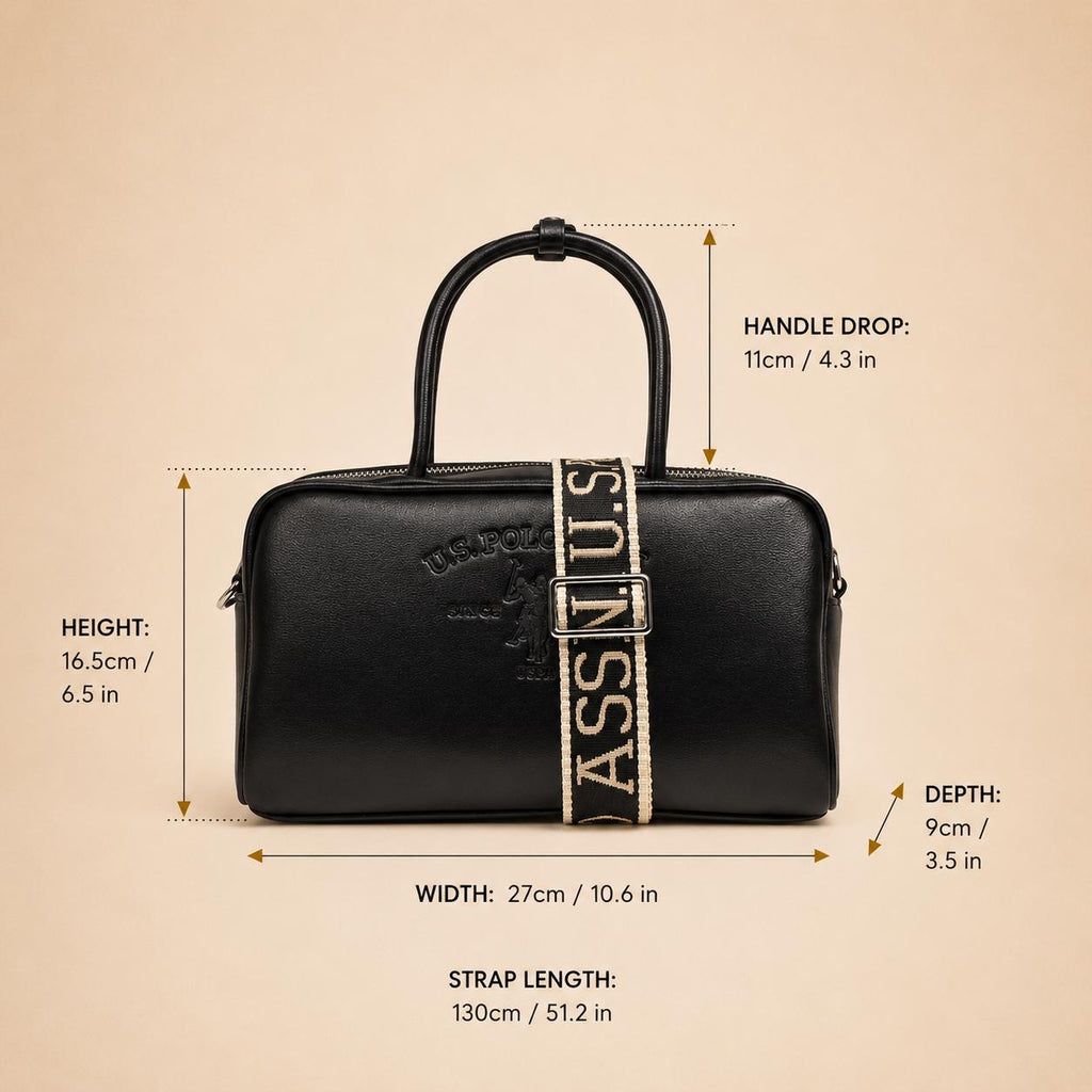 U.S. Polo Assn. Black Bowling Bag