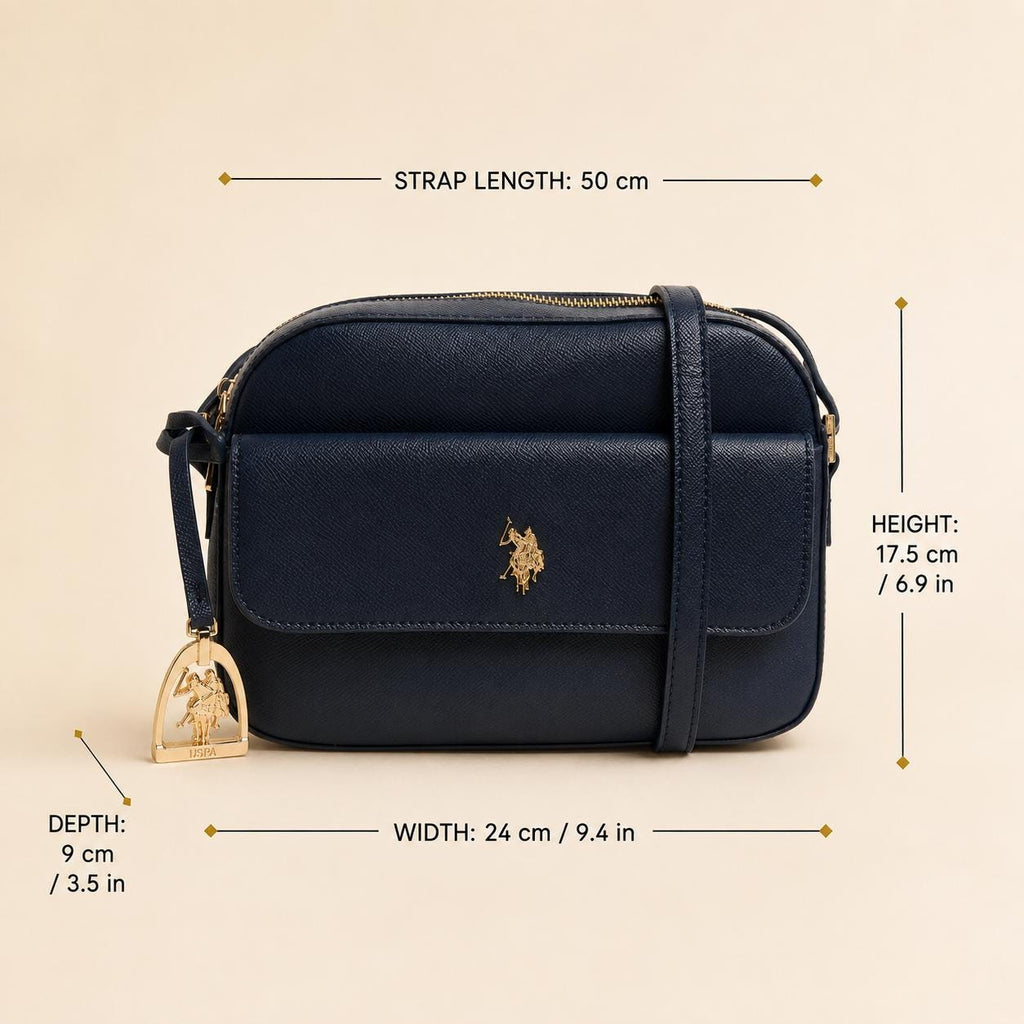 U.S. Polo Assn. Navy Crossbody Bag