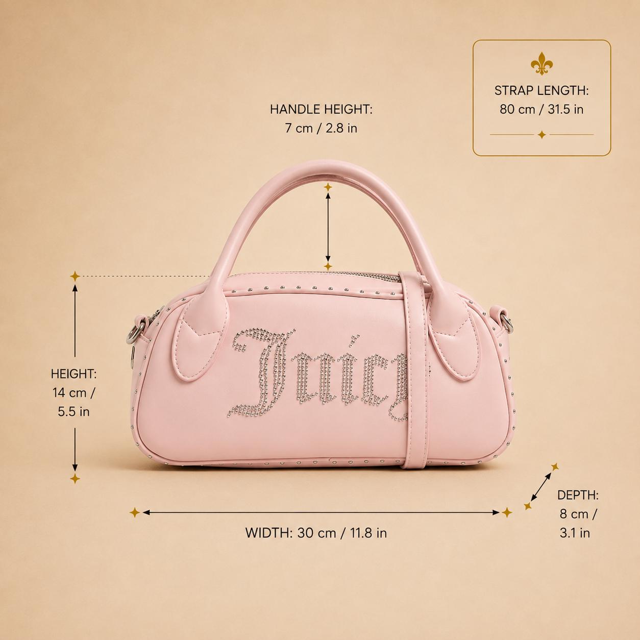 Juicy Couture Light Pink Kimberly Crossbody Bag