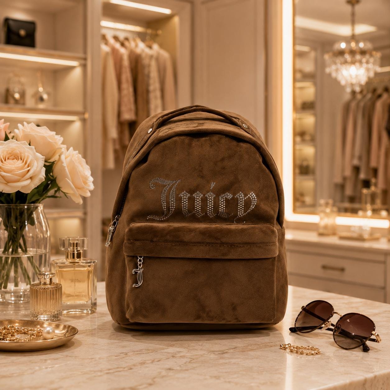 Juicy Couture Brown Kimberly Backpack