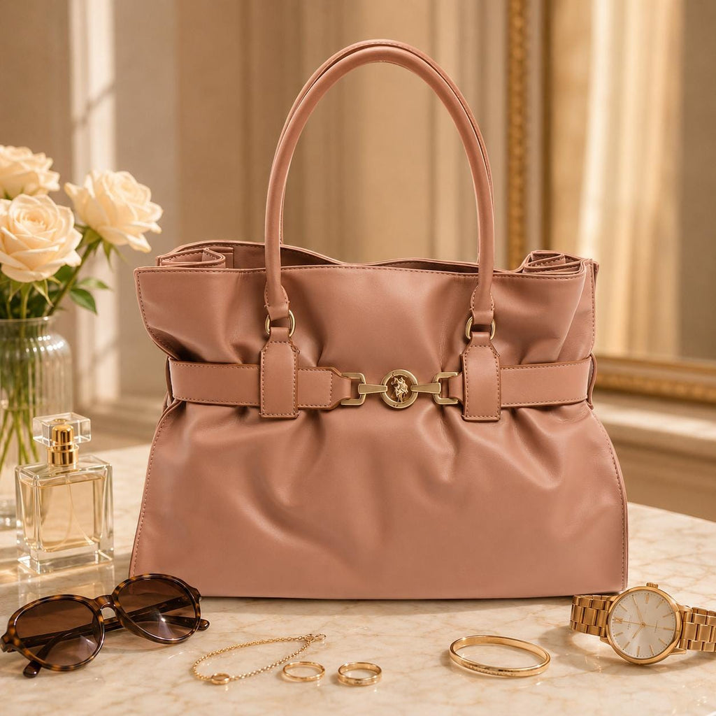 U.S. Polo Assn. Peach Jane Tote Bag