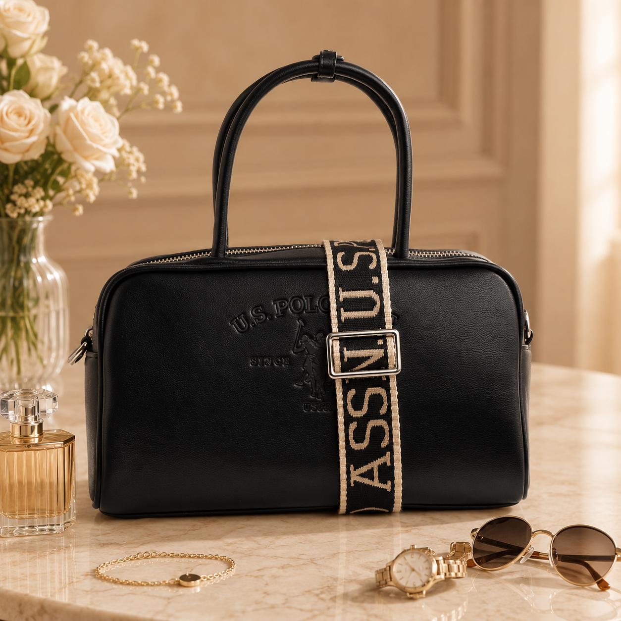U.S. Polo Assn. Black Bowling Bag