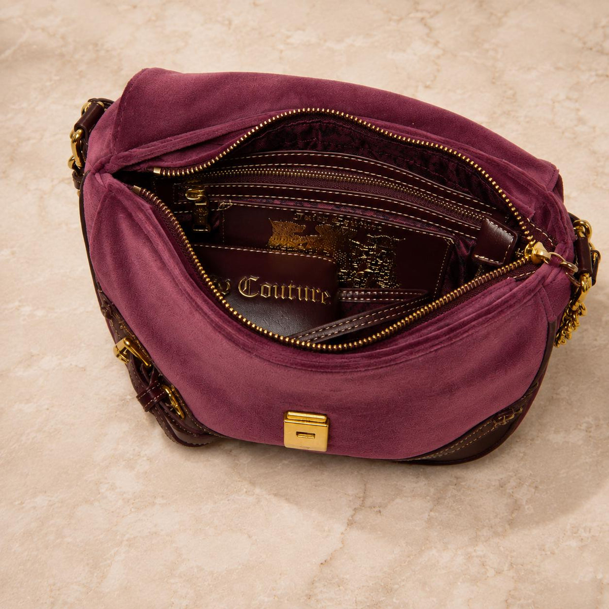 Juicy Couture Burgundy Crossbody Bag