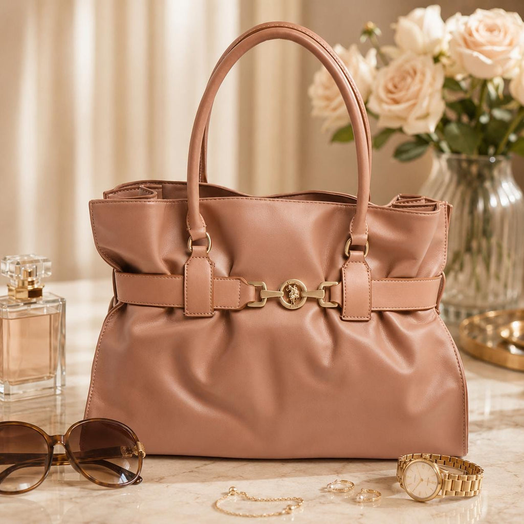 U.S. Polo Assn. Peach Jane Tote Bag