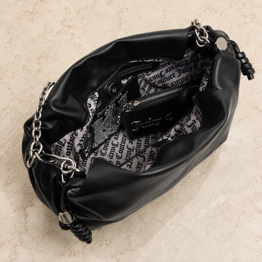 Juicy Couture Black Satchel Bag with Wallet