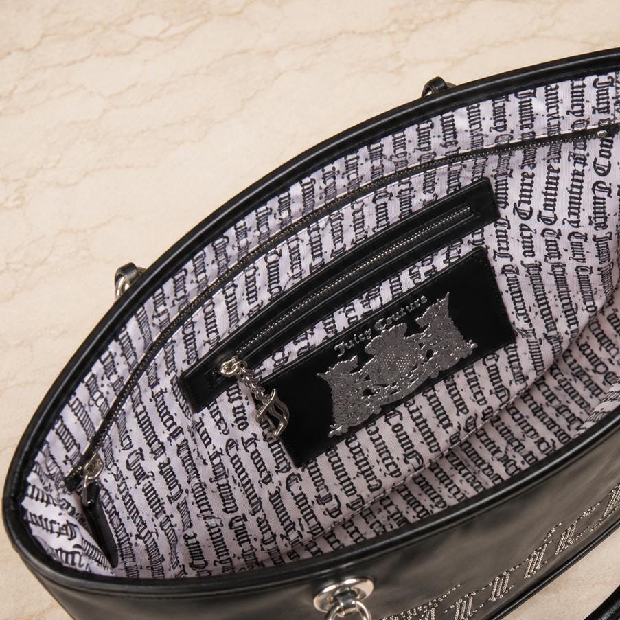 Juicy Couture Black Kimberly Tote Bag