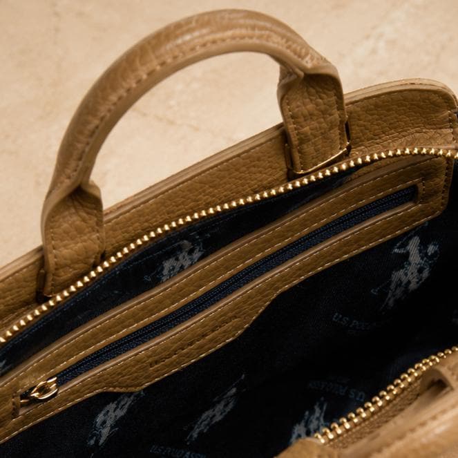 U.S. Polo Assn. Brown Hampton Bag